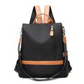 Women's Mini Backpack Commuter Backpack Daily Solid Color Oxford Cloth Large Capacity Zipper Black Red Gray