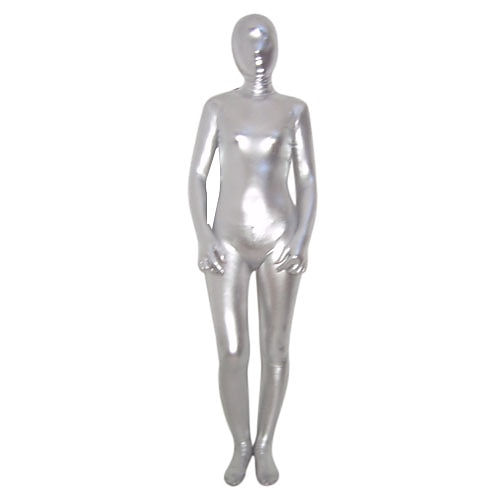 Glänzende Zentai-Anzüge Cosplay Kostüm Bodysuit Karnevalskostüm Ganzkörperanzug Herren Damen Sexy Kostüm Einfarbig Elasthan Latex Kostüm für Halloween Image