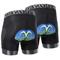 Herren Fahrradunterwäsche Fahhrad Gepolsterte Shorts / Gämse MTB Mountain Rennrad Sport 3D-Pad Radfahren Atmungsaktiv Rasche Trocknung Schwarz Grau Polyester Bekleidung Fahrradbekleidung / elastisch