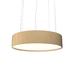 Accord Lighting Cilíndrico 1 - Light Unique Drum LED Chandelier Wood in Brown/Gray/White | 7.09 H x 19.69 W x 19.69 D in | Wayfair 231LED.34