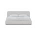 Case & Canvas Brenham Bed Upholstered/Polyester in Brown/White | 42.2 H x 90.2 W x 92.2 D in | Wayfair BRE-KB-A0T