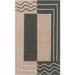 Brown/Gray 69 x 42 W in Rug - Doris Leslie Blau Modern 3'6" x 5'9" Aubusson Geometric Design Beige/Green Wool Rug Wool | 69 H x 42 W in | Wayfair