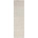 Gray 48 W in Rug - Doris Leslie Blau Vintage 4' x 13'4" Midcentury Geometric Ivory Beige Indian Cotton Runner Wool | Wayfair DLB-BB6865