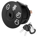 Lawn Mower Ignition Switch 4 Position with Key for 532193350 193350 Lawn Mowers Key Switch Compatible with AYP Sears Poulan Pro Riding Lawn Mower Tractor