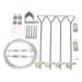 Bomrokson - Canopia Anchor Kit for Canopia Snap & Grow Greenhouses Silver