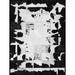 Black/White 144 x 108 x 8 in Area Rug - Art Hide Rectangle Rompecabeza Leather Indoor/Outdoor Area Rug Leather | 144 H x 108 W x 8 D in | Wayfair