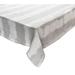 Kim Seybert Watercolor Striped Tablecloth Linen in Gray/White | 110 W x 54 D in | Wayfair TC1249361WHGRY