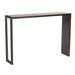 Lake Shore Console Table Plastic in Brown/Red John Strauss Furniture Design, Ltd | 34 H x 72 W x 11 D in | Wayfair LS2211-72-34-M-CH