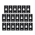 20 Pcs Sound Bar Wall Mounted Clothing Rack Heavy Duty Shelves Picture Speakers