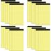 Small Yellow Legal Pads 5Ã—8 â€“ 12 Pack College Ruled Notepads with Perforated Pages and Double Sided Printing Ideal for Work Study 80gsm Premium Thick Paper Writing Pads 5 x8 30 Sheets/60 Pages