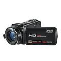 Back to School Supplies Deals 2024! CJHDYM Video Camera Camcorder 1080P 30FPS IR Night Vision Vlogging Camera Recorder 3.0 270 Degree Rotation IPS Screen 16X Digital Zoom Camcorder with 1 Batteries