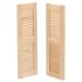 Furniture Kids Toys 2 Pcs Mini Blinds Small House Decorate Wooden Child Baby