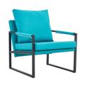 Armchair - Ebern Designs Saorla 26.77" Wide Armchair, Leather | 26.77 H x 26.77 W x 28.74 D in | Wayfair C06FF82A44EB418DB65C840644BB3956