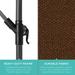 Arlmont & Co. 10Ft Offset Hanging Outdoor Market Patio Umbrella W/Easy Tilt Adjustment - in Brown | Wayfair 40F5FBBFB6864BB1A0D50A25954CE015