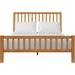 Hampton Wooden Platform Bed by Camden Isle in Oak (Size QUEEN)