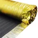 Royale 5mm Laminate & Wood Underlay Gold Foil 15M2 Roll (1M X 15M) Airborne / Impact Noise Reduction Moisture Proof Membrane