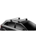 Thule Roof Rack Bars Wingbar Evo Silver, Fits Vauxhall Astra 5Dr Hatch 2022- Onwards