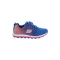 Skechers Sneakers: Activewear Platform Activewear Blue Print Shoes - Kids Girl's Size 5