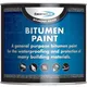 Bond it Bond-It Bitumen Paint Solvent-Borne Bituminous Black Paint Waterproofing 1L