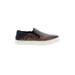 Vince. Sneakers: Slip On Platform Casual Brown Color Block Shoes - Women's Size 7 1/2 - Almond Toe