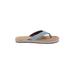 Hari Mari Flip Flops: Blue Color Block Shoes - Kids Boy's Size 3