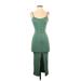 Shein Casual Dress - Slip dress: Green Dresses - Women's Size 2X-Small Petite