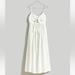 Madewell Dresses | Madewell Nwt Double Tie Cutout Sweetheart Midi Dress | Color: White | Size: 8