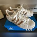 Adidas Shoes | Adidas Orginals Superstar Casual Shoes | Color: Gold/White | Size: 5.5bb