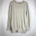 Free People Sweaters | Fp Beach Chunky Oversized Tunic Sweater Cozy Xs Ivory | Color: Cream/White | Size: Xs