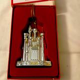 Disney Holiday | Lenox Disney Cinderella’s Castle Ornament. Dated 2020. Stands Or Hang Nib | Color: Gold/Silver | Size: Os