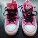 Converse Shoes | Converse Pink Low Top Sneakers With Black Laces, 6 | Color: Black/Pink | Size: 6