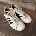 Adidas Shoes | Adidas Men’s Grand Court White And Black Casual Sneakers Size 6 | Color: Black/White | Size: 6