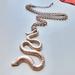 Anthropologie Jewelry | Anthropologie Silver Snake Necklace | Color: Silver | Size: Os