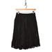 J. Crew Skirts | J.Crew Collection New $695 Knee Length Ribbon Lace Swing Skirt Black Size 2 | Color: Black | Size: 2