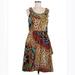 Anthropologie Dresses | Anthropologie Edme Esyllte Lappula Silk Ruffle Floral Print Dress Size 2 | Color: Gold/Orange | Size: 2