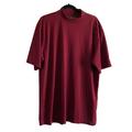 Nike Shirts | Nike Golf Dri-Fit Mens Sz Xl Burgundy Mock Neck Short Sleeve Uv Golf Shirt Nwt | Color: Red | Size: Xl