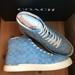 Coach Shoes | Coach Clip High Top Sneaker In Signature Chambray | Color: Blue/White | Size: Various