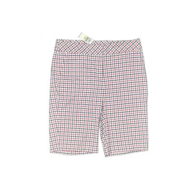IZOD Athletic Shorts: Pink Checkered/Gingham Activewear - Women's Size 4