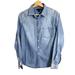 J. Crew Tops | J. Crew Classic Chambray L/S Button-Up Shirt Sz 6 // 100% Cotton // Euc // | Color: Blue | Size: 6