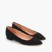 J. Crew Shoes | J. Crew Suede Point Toe Flats Black, Women’s 8.5 | Color: Black | Size: 8.5