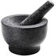 QTYUERGK Mortar and Pestle Set Spice Stone Grinder Mortar Pestle Set Marble Pestle and Mortar Set - Ideal for Grinding Paste, Pounding Spice and As Crusher, Natural Stone Crusher