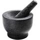 QTYUERGK Mortar and Pestle Set, Mortar and Pestle Set Spice Stone Grinder Mortar and Pestle,Granite Mortar & Pestle Natural Stone Grinder Vintage Marble Kitchen Manual Grinder for Spices,Seasonings,Ga