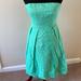 J. Crew Dresses | Guc Green Strapless J Crew Dress | Color: Green | Size: 0