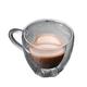 ADovz Tea Kettle Heart-Shaped Double-Layer Coffee Cup Whiskey Vodka Juice Water Cup Tea Mug Double Bottom Glass Mug Drinking (Size : 240ml) (Color : One Color, Size : 180ml)