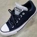 Converse Shoes | Converse Euc Size 7 Black Silver White Sneakers Low Tops | Color: Black/Silver | Size: 7