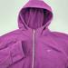 Nike Tops | Nike Jacket 1/4 Zip Hoodie Womens Medium Pullover Activewear Dri-Fit Purple | Color: Purple | Size: M