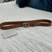 Gucci Accessories | Gucci Cveon Tan Belt Silver Hardware Great Condition | Color: Tan | Size: Os