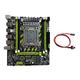 Jenbnoau X79G PC Game Motherboard Motherboard +Switch Cable LGA2011 4XDDR3 RECC RAM Slot M.2 NVME PCIE X16 6XUSB2.0 SATA3.0 Server Motherboard