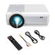 Evliery 1080P Projector 12000LM Home Theater Video Projector with WiFi+BT for HD, USB, VGA, AV, IOS and Android Phone(UK Plug)