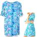 Lilly Pulitzer Dresses | Lilly Pulitzer Preston Dress Multi Ocean Commotion Vibrant Blue Pink Size Xxs | Color: Blue/Pink | Size: Xxs